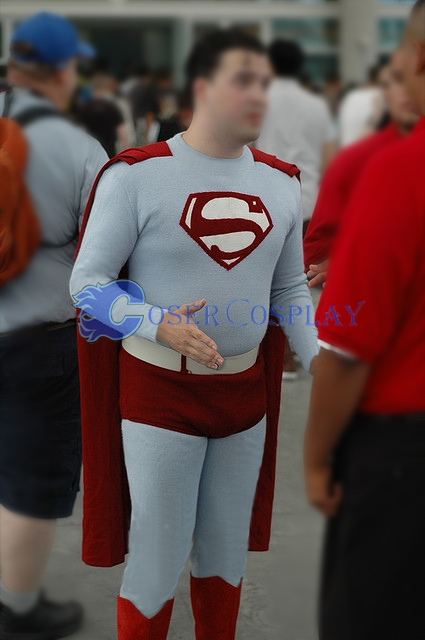 Superman Cosplay Costume Light Color